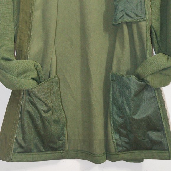 Green NWT Orvis men's bonded mesh fleece full zip jacket - Picture 6 of 7